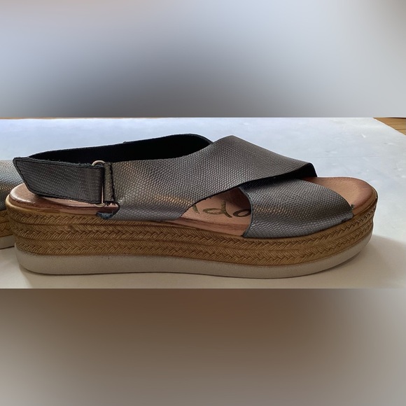 Oh! My Sandals, top Spanish sandal brand, size 40, like new. Silver - Picture 3 of 8